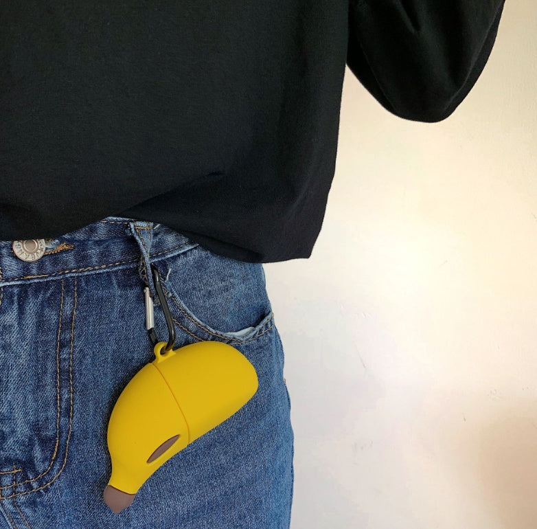 Compatible with Apple, Lovely banana Air pods Pro protective silicone Compatible with Apple, Lovely banana Air pods Pro protective silicone